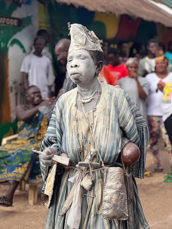 Shrine Devotee Larteh Ghana Livingston Camera Club